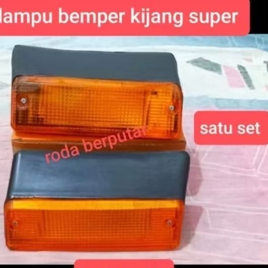 lampu bemper kijang super satu set