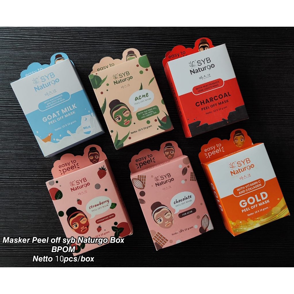 MASKER PEEL OFF SYB NATURGO | MASKER WAJAH | NATURGO | MASKER WAJAH | MASKER SKINCARE