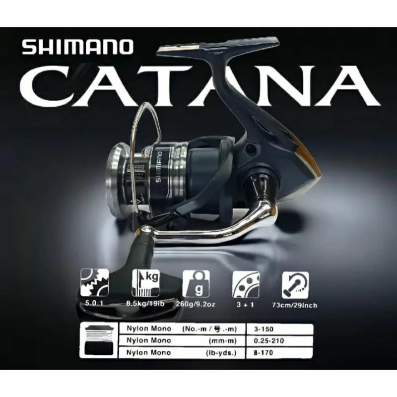 Reel Shimano Catana FE 2022 | 1000 | 2500 | C3000