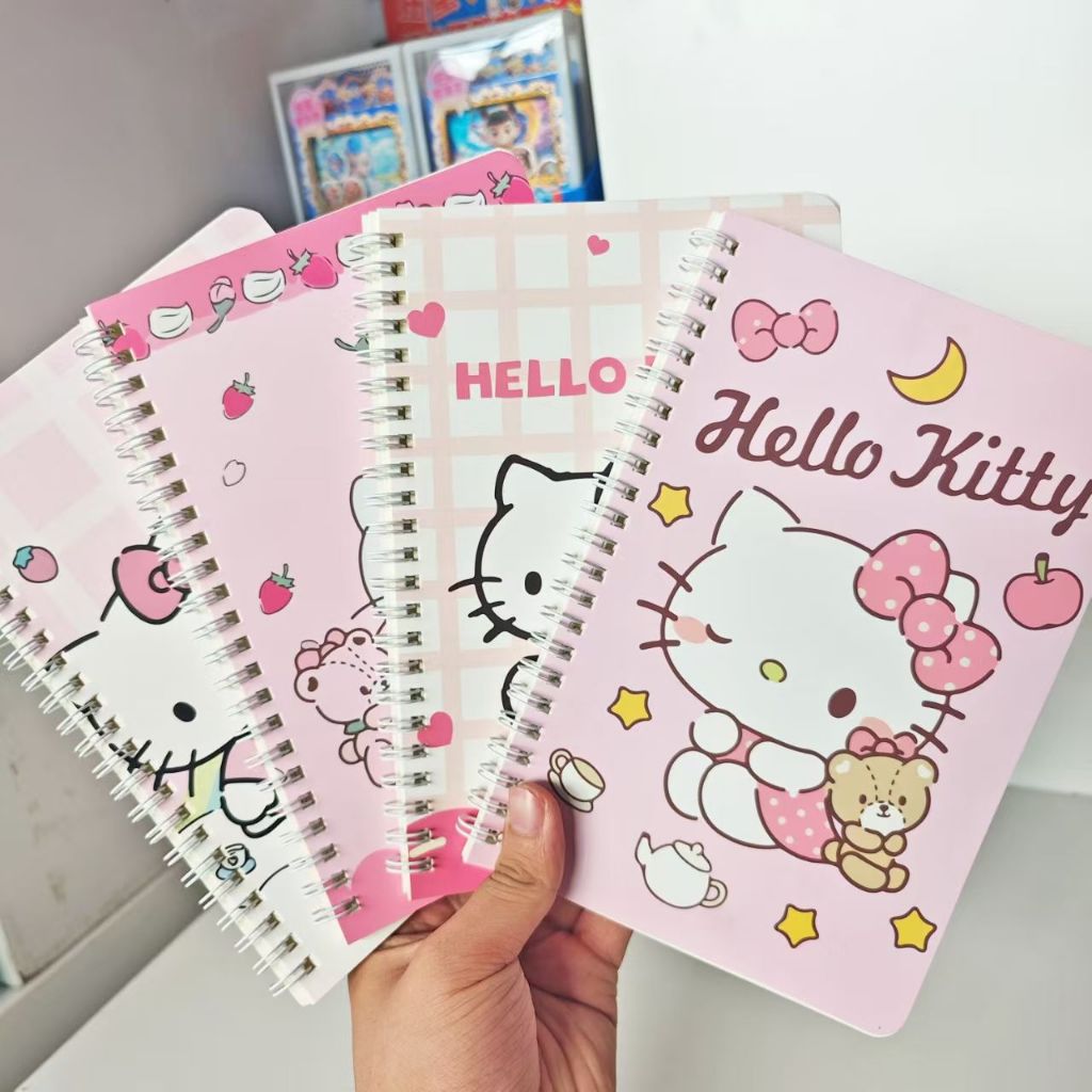 

A5 spiral notebook aesthetic buku diary pink korea buku notebook sekolah alat tulis