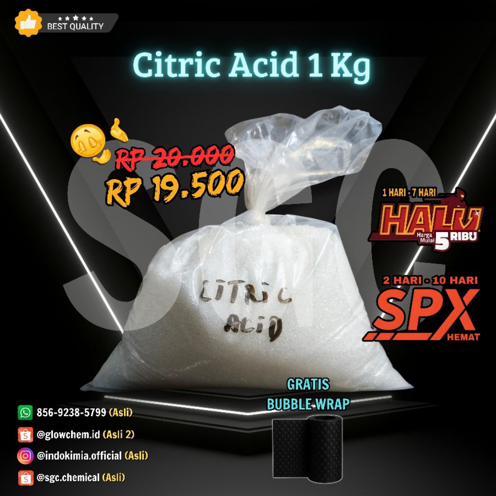 

Citric Acid | Asam Sitrat 1 Kg (Original)