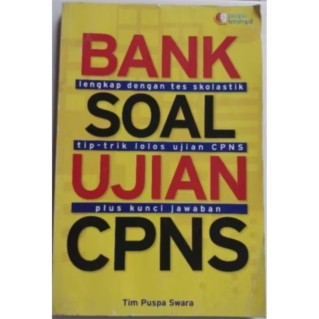 BUKU BANK SOAL UJIAN CPNS (BEKAS ORIGINAL)