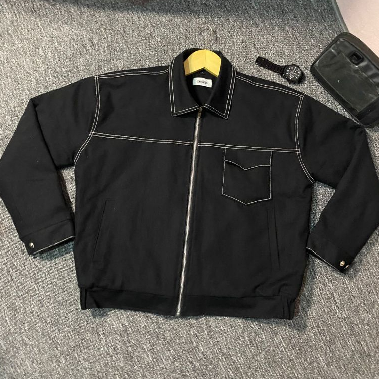 confucius Boxy Work Jacket BLACKSMITH Boxy Work Jacket // jaket pria