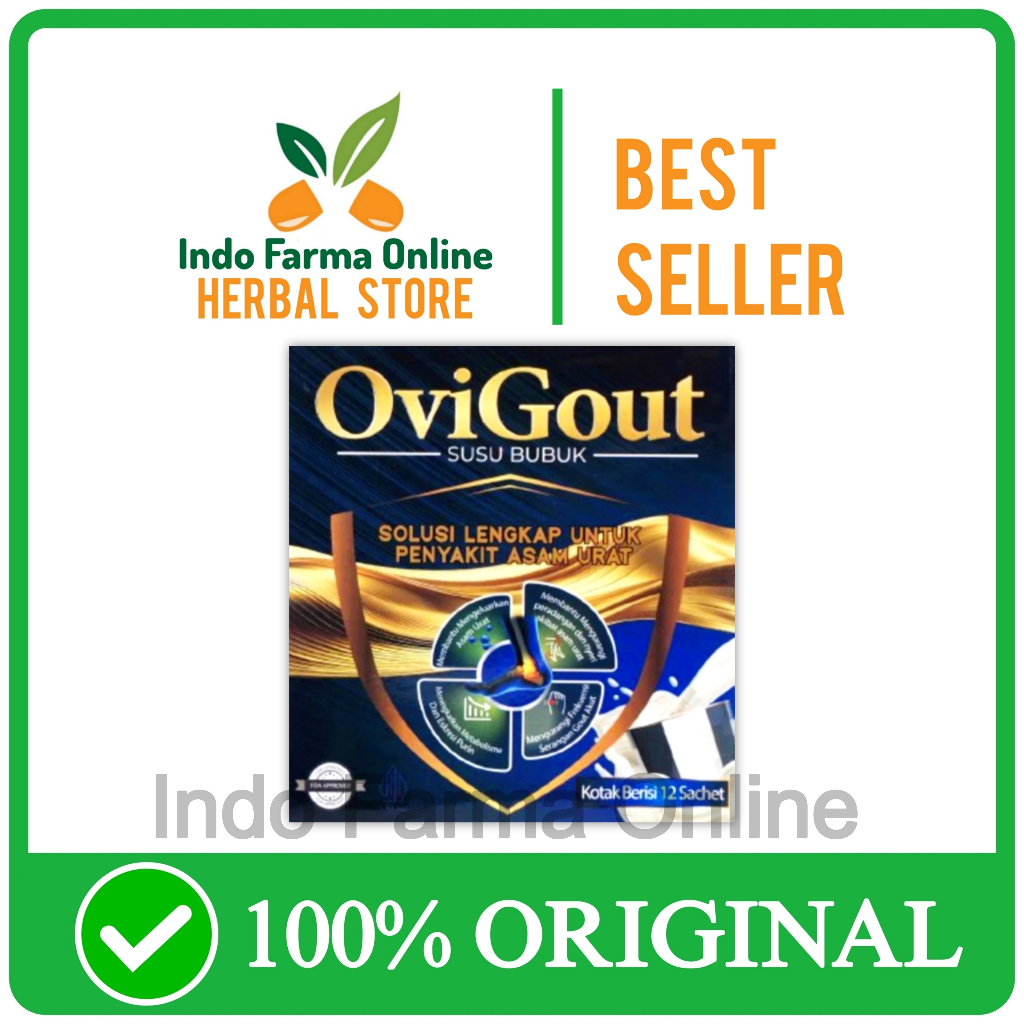 

Paket Murah Ovigout Susu Asam Urat Nyeri Sendi Kolesterol Original Asli