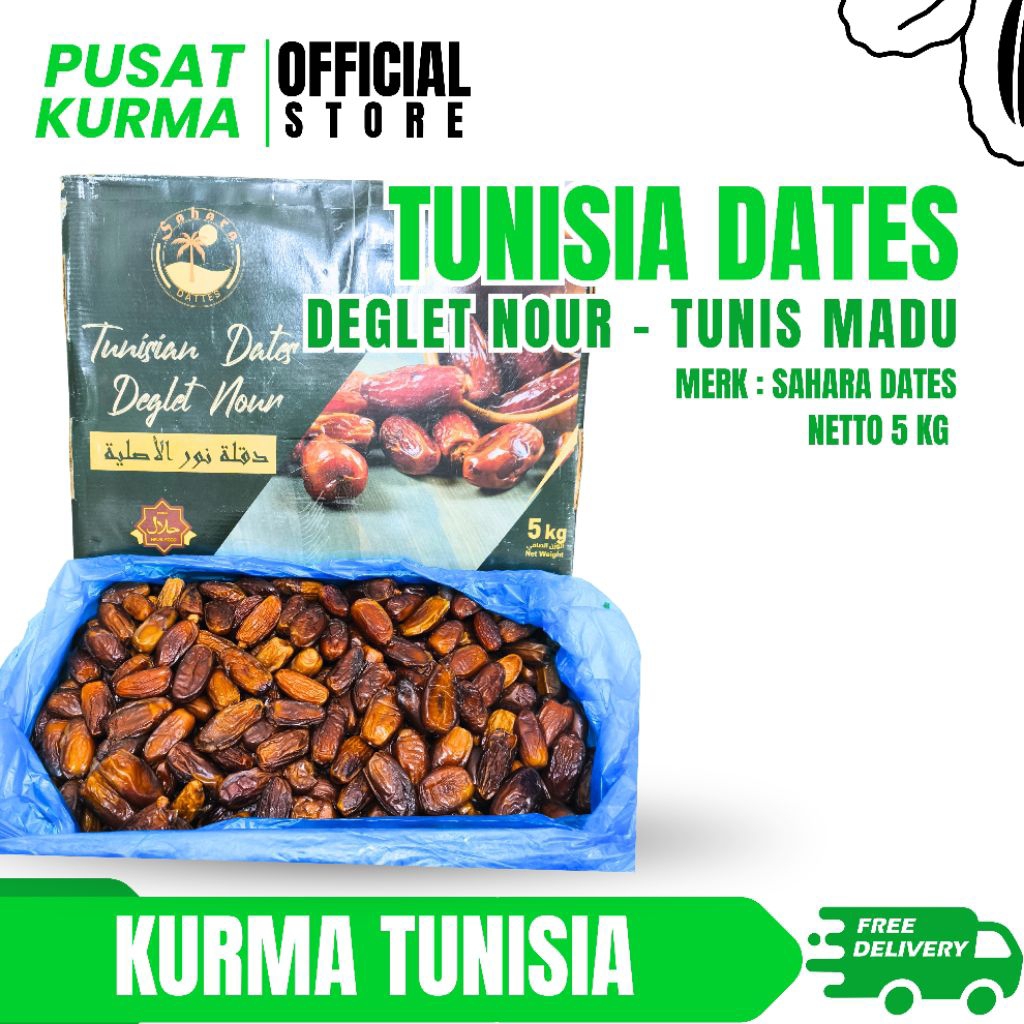 

KURMA DEGLET NOUR TUNISIA MADU SAHARA 5 KG