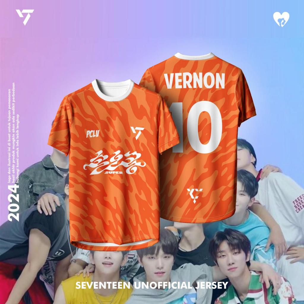 JERSEY SEVENTEEN //  JERSEY KPOP  // SHIRT SEVENTEEN (Pre Order) - @pclv.co