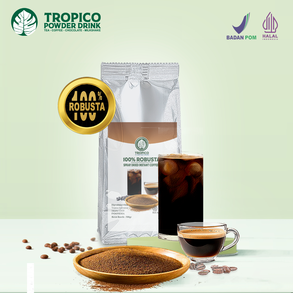 

Spray Dried Instant Coffee - Kopi Instan Tanpa Ampas -100% Robusta
