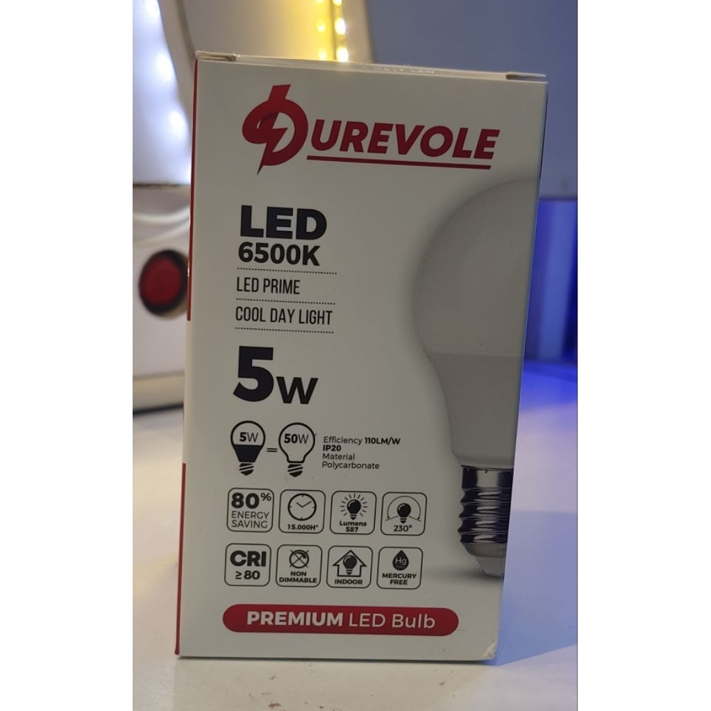 LAMPU LED 5 WATT PUTIH