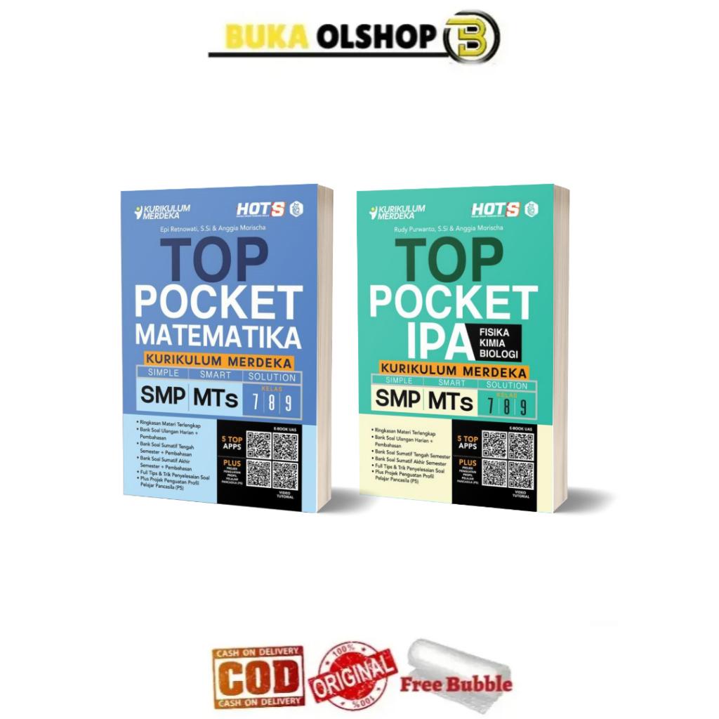 Rumus IPA MATEMATIKA SMP/Mts Top Pocket IPA Matematika SMP/MTs Kurikulum merdeka