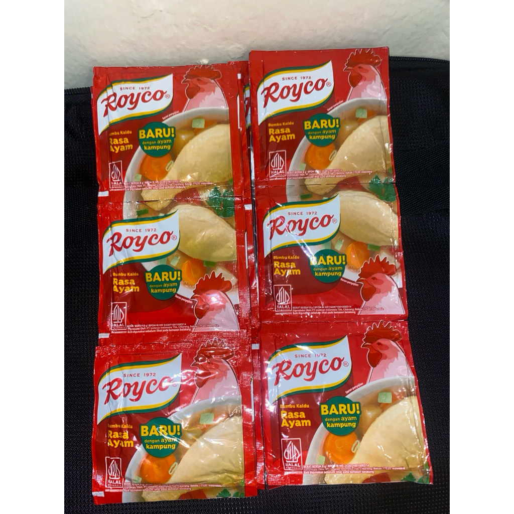 

Royco bumbu kaldu 8gr (1 renceng)