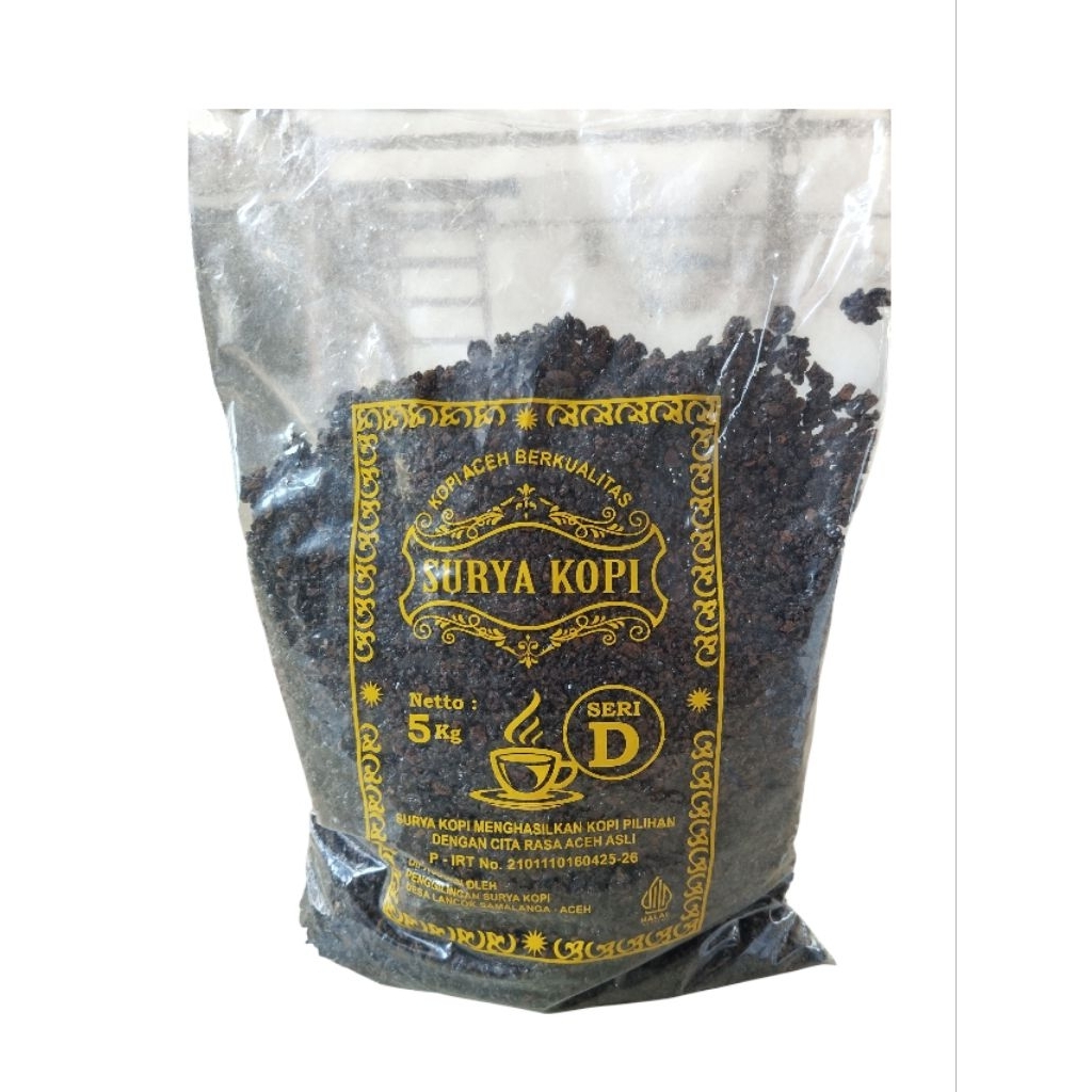 

250 Gram Kopi Kasar Aceh Merk Surya