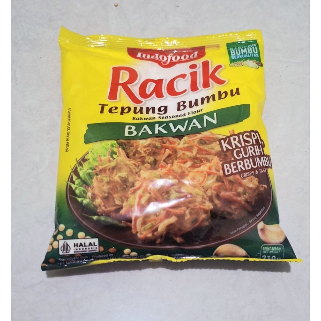 

racik tepung bumbu tepung bakwan 210gram