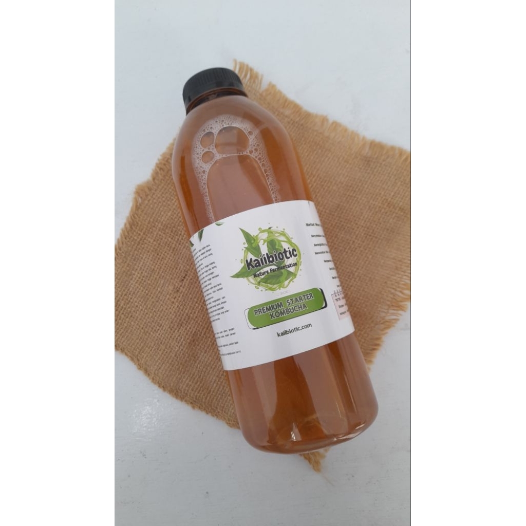 

Starter Kombucha scoby Kaiibiotic Teh Hijau 1000 ml