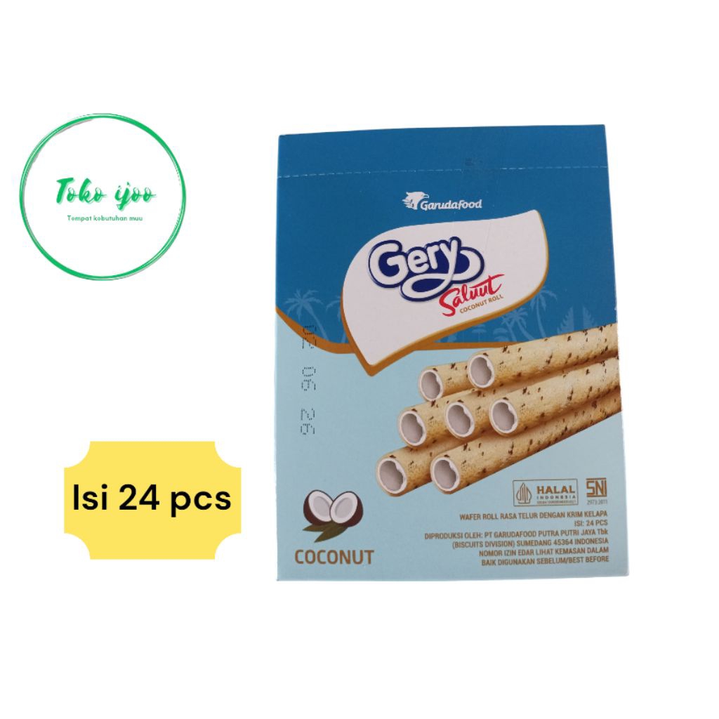 

Gery salut coconut roll isi 24pcs
