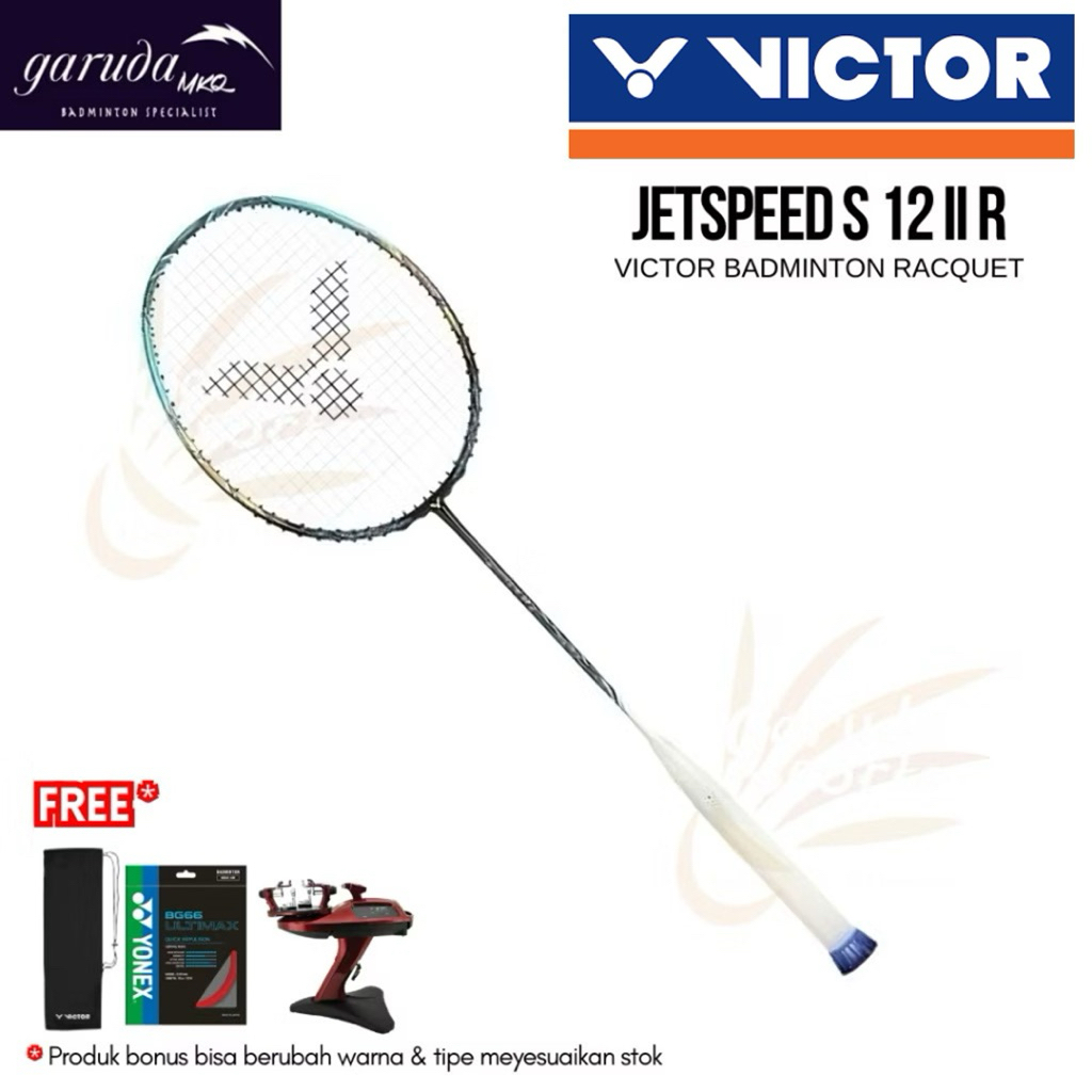 RAKET BADMINTON VICTOR Jetspeed S 12 II R / JS-12 II R / Victor Badminton Racquet