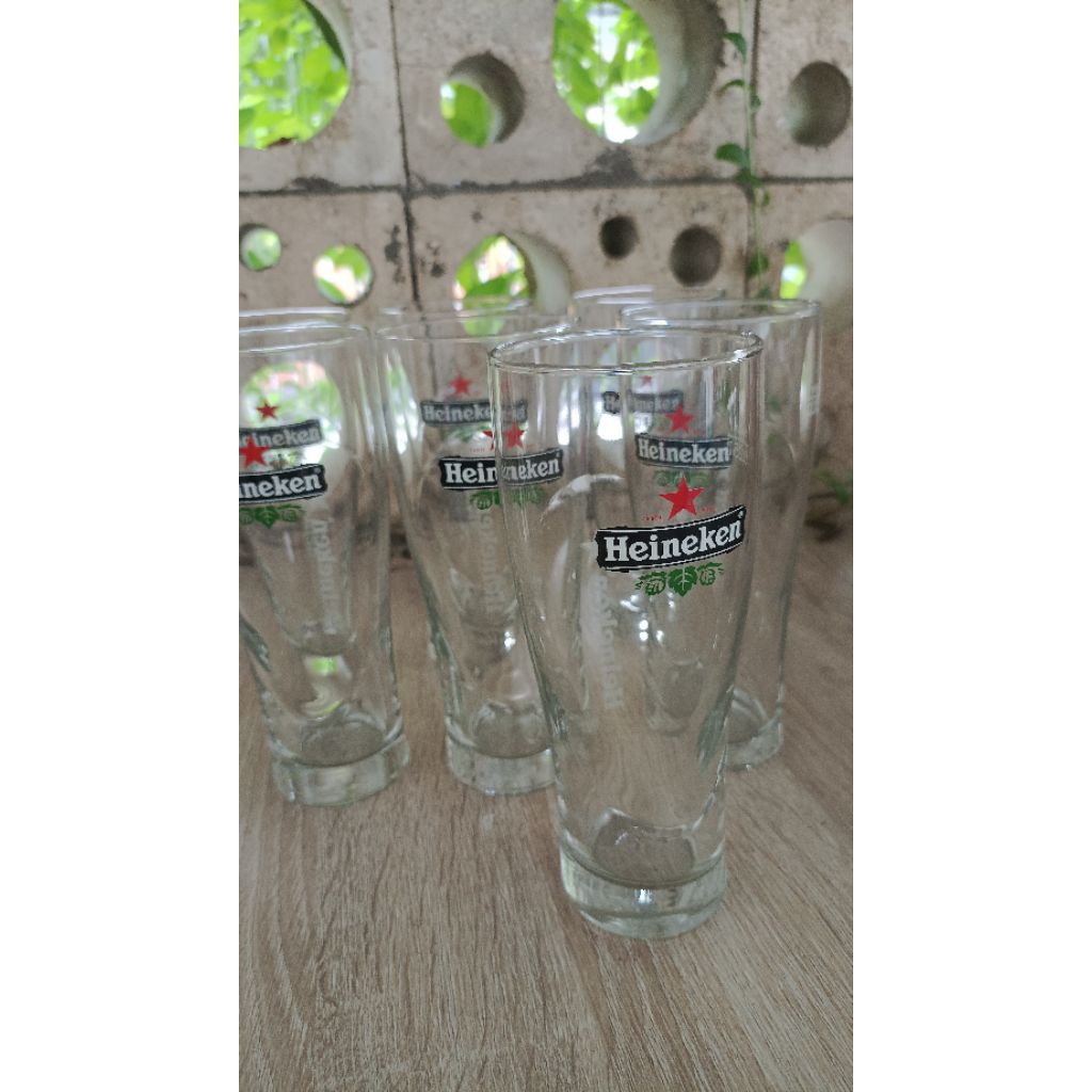 Beer Glass Gelas Bir Heineken 0.25 L