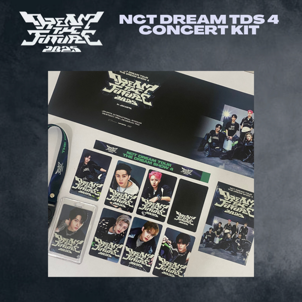 Paket NCT CONCERT KIT The Dream Show 4 TDS 4 Photocard PC Holder Lanyard Kalung | Bisa COD
