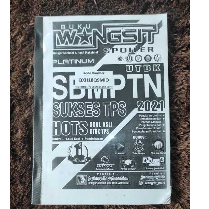 

Seken Fotocopy-an Buku Wangsit SBMPTN 2021/ 394 Halaman