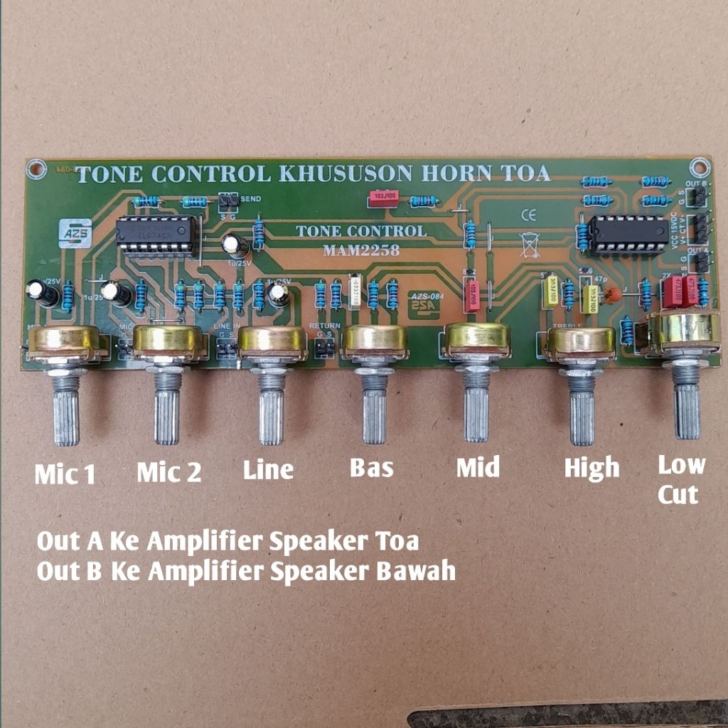 Kit Tone Control Toa