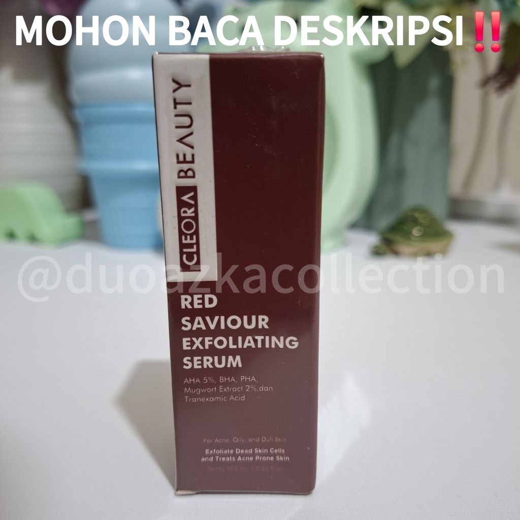 NEW CLEORA Red Saviour Exfoliating Serum