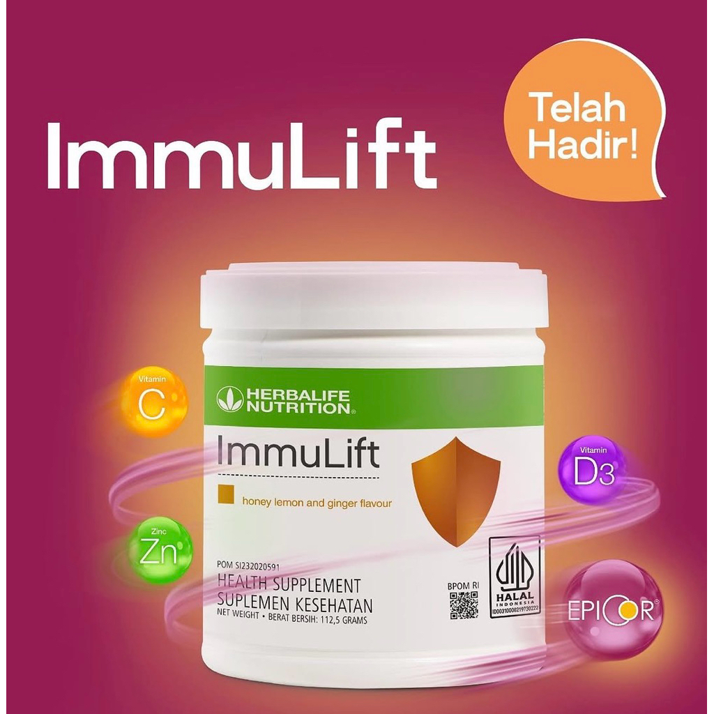 ImmuLift 112,5gr || Herbalife ImmuLift || Produk Herbalife asli 10000% || Produk Herbalife || Multiv