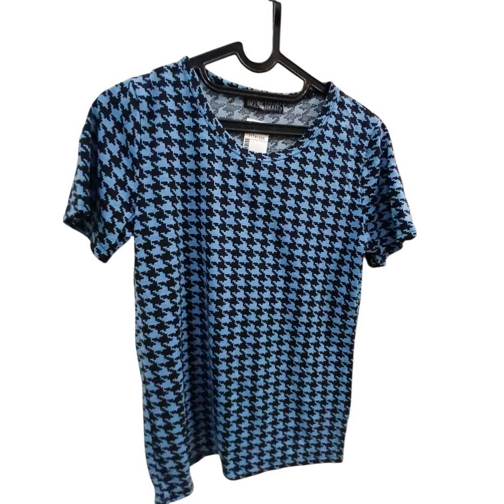 kaos wanita fashion warna biru PL