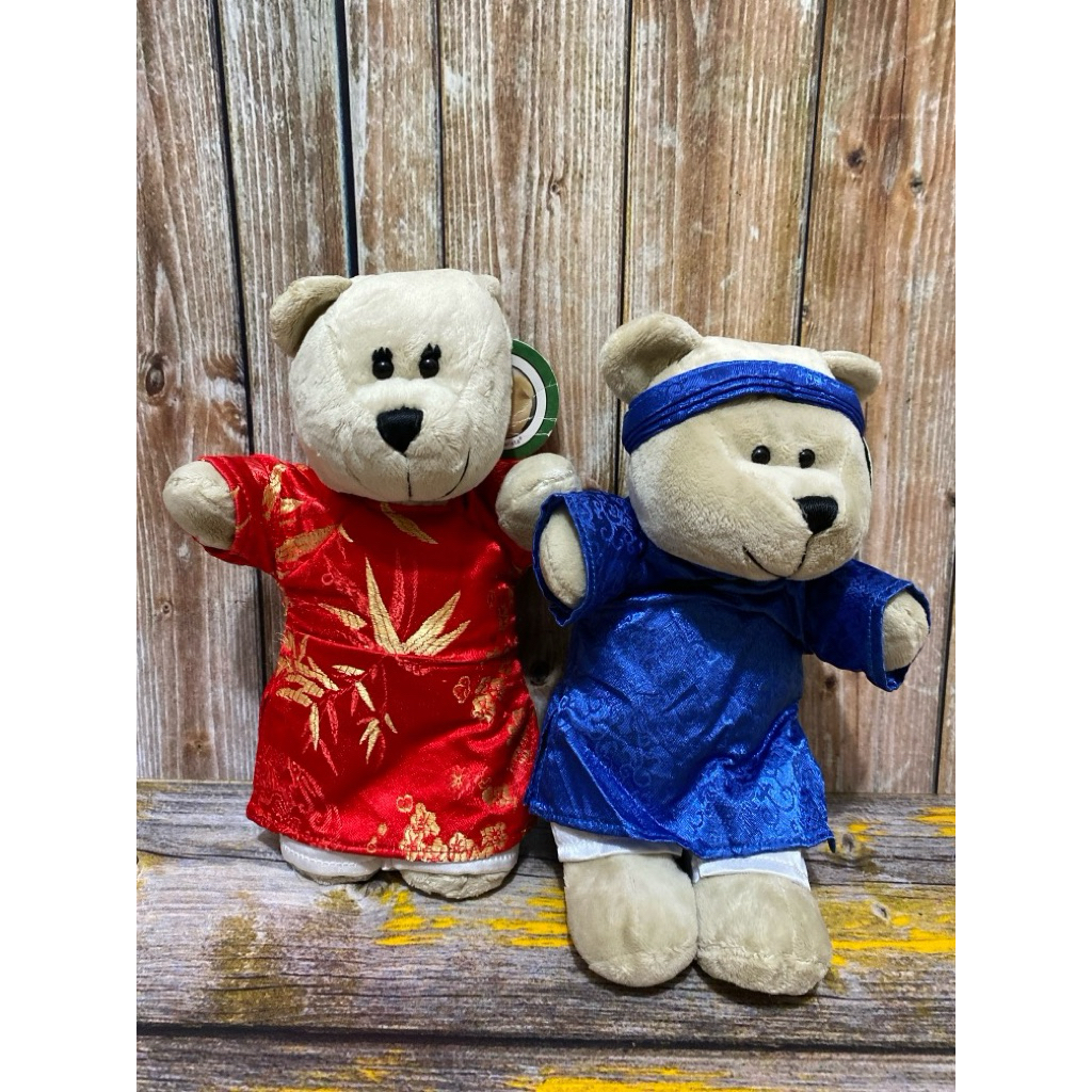 Boneka Starbucks Bearista Couple Chinese