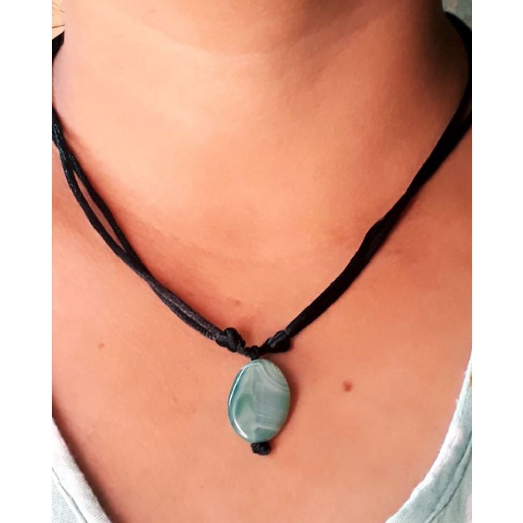 Kalung Batu Sulaiman Hijau