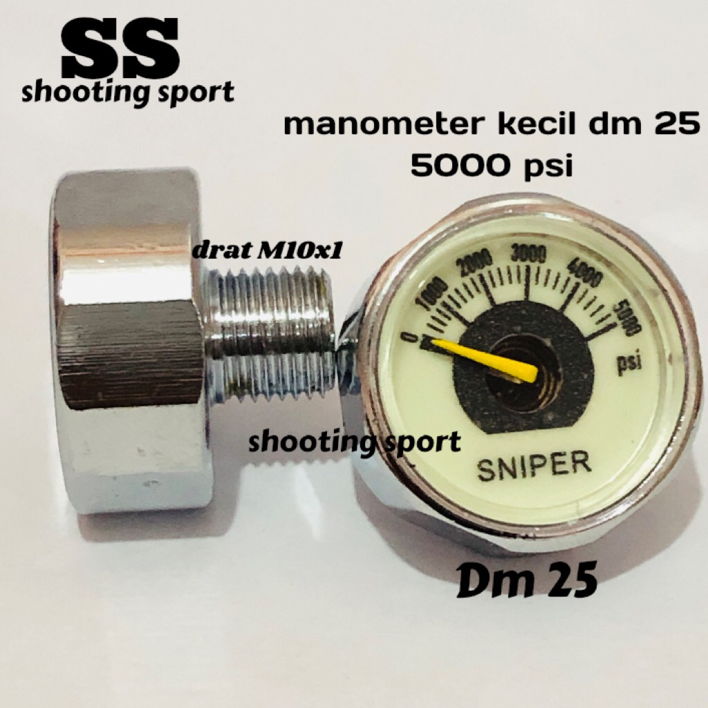 Manometer kecil Dm 25 5000 psi,Manometer pcp Dm 25 5000 psi 100% Import