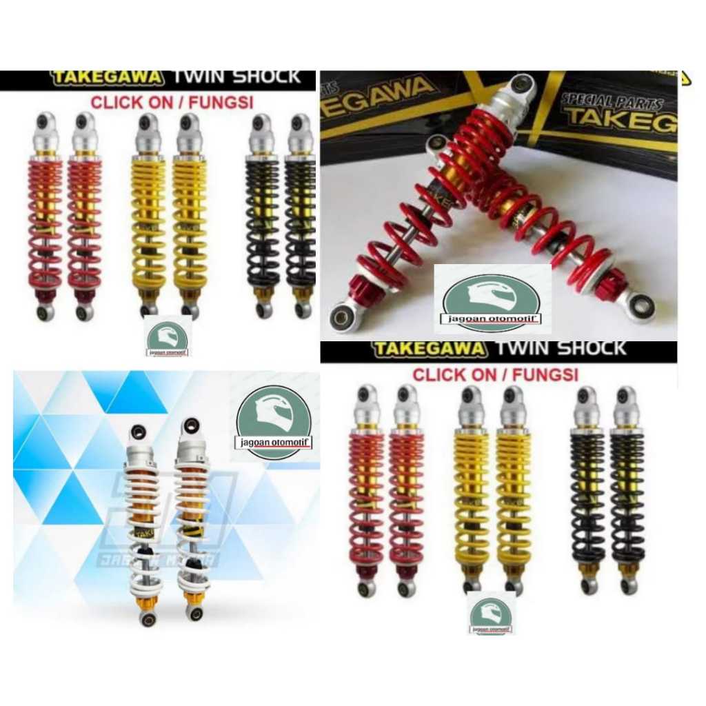 shockbreaker klik takegawa ukuran 280 320 340/ shock belakang takegawa