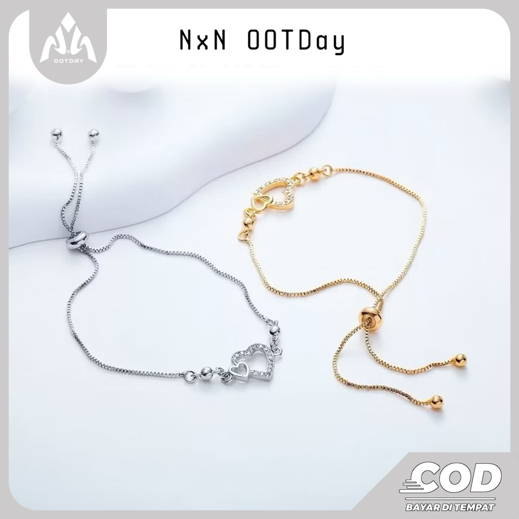 Gelang Wanita Model Serut | Gelang Serut Titanium