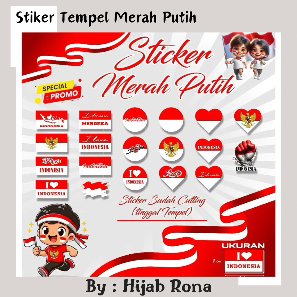 

Stiker Tempel Merah Putih | Stiker Merah Putih Kemerdekaan