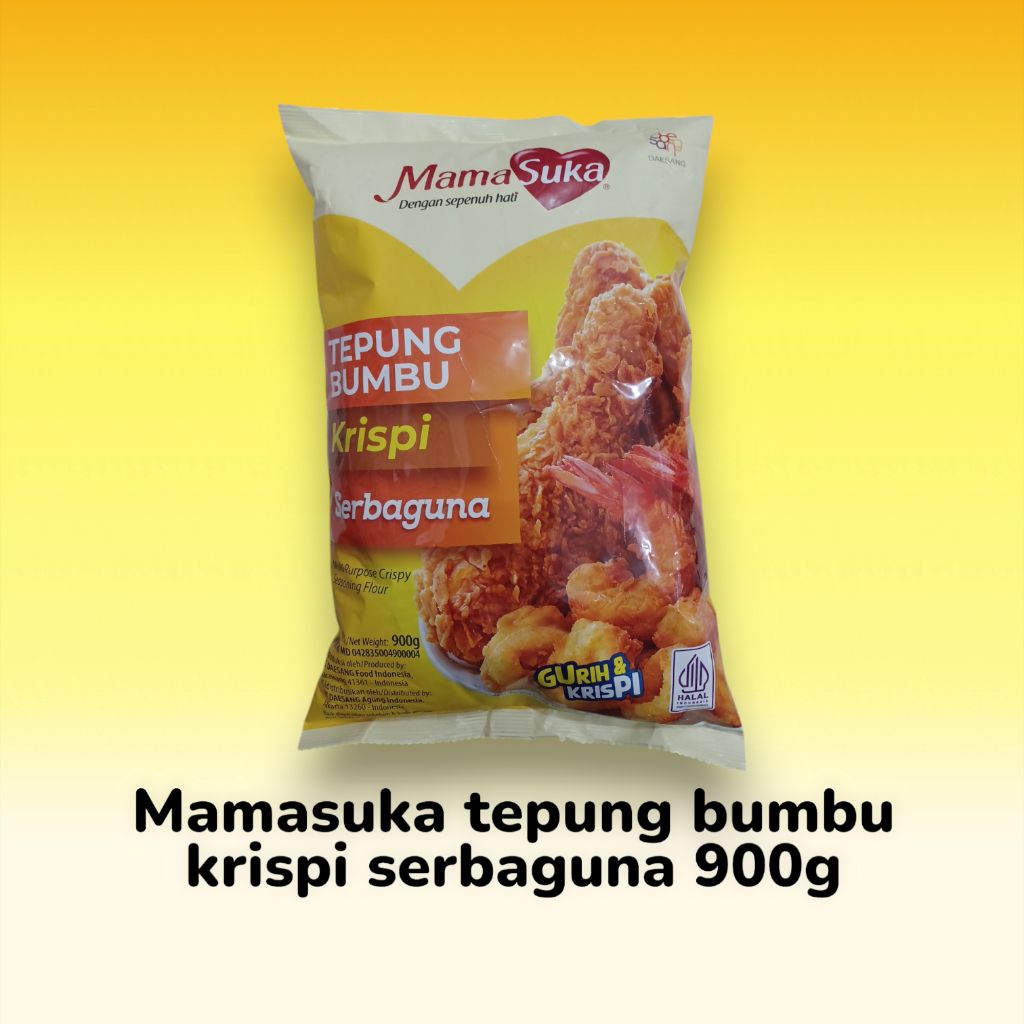

MAMASUKA TEPUNG BUMBU KRISPI SERBAGUNA 900G