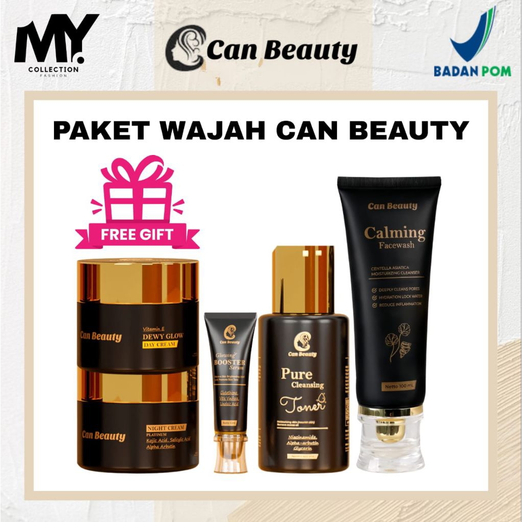 [LANGSUNG KIRIM] CAN BEAUTY-  PAKET WAJAH CAN BEAUTY | skincare paket wajah can beauty (FREE GIFT)