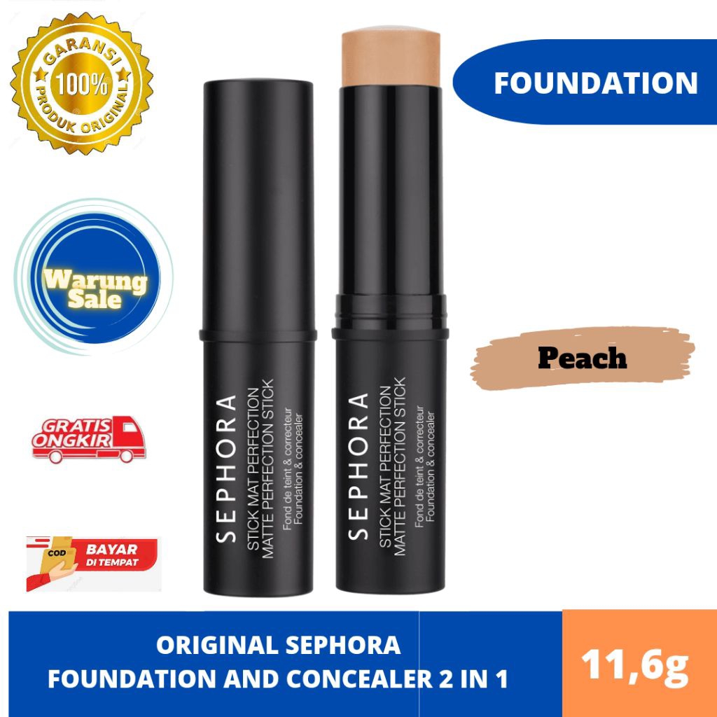 SEPHORAA MATTE PERFECTION STICK FOUNDATION & CONCEALER.