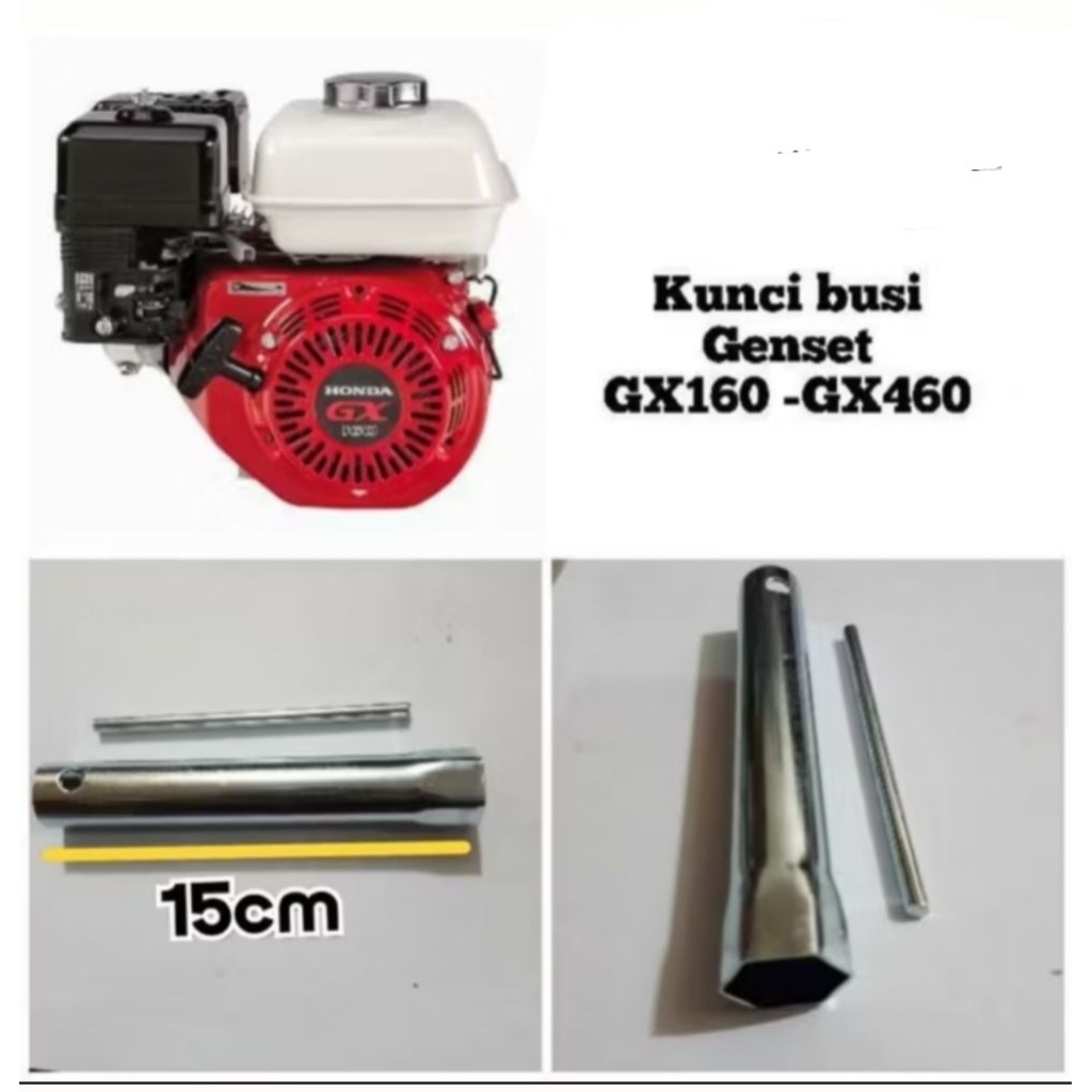 Kunci Busi GX 160 GX 200 GX 270 GX 390 GX 420 Robin EY 15 & Robin EY 20