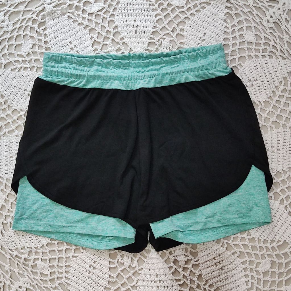 [PRELOVED] Women Running Pants with inner / Celana Lari Wanita dengan Inner Legging