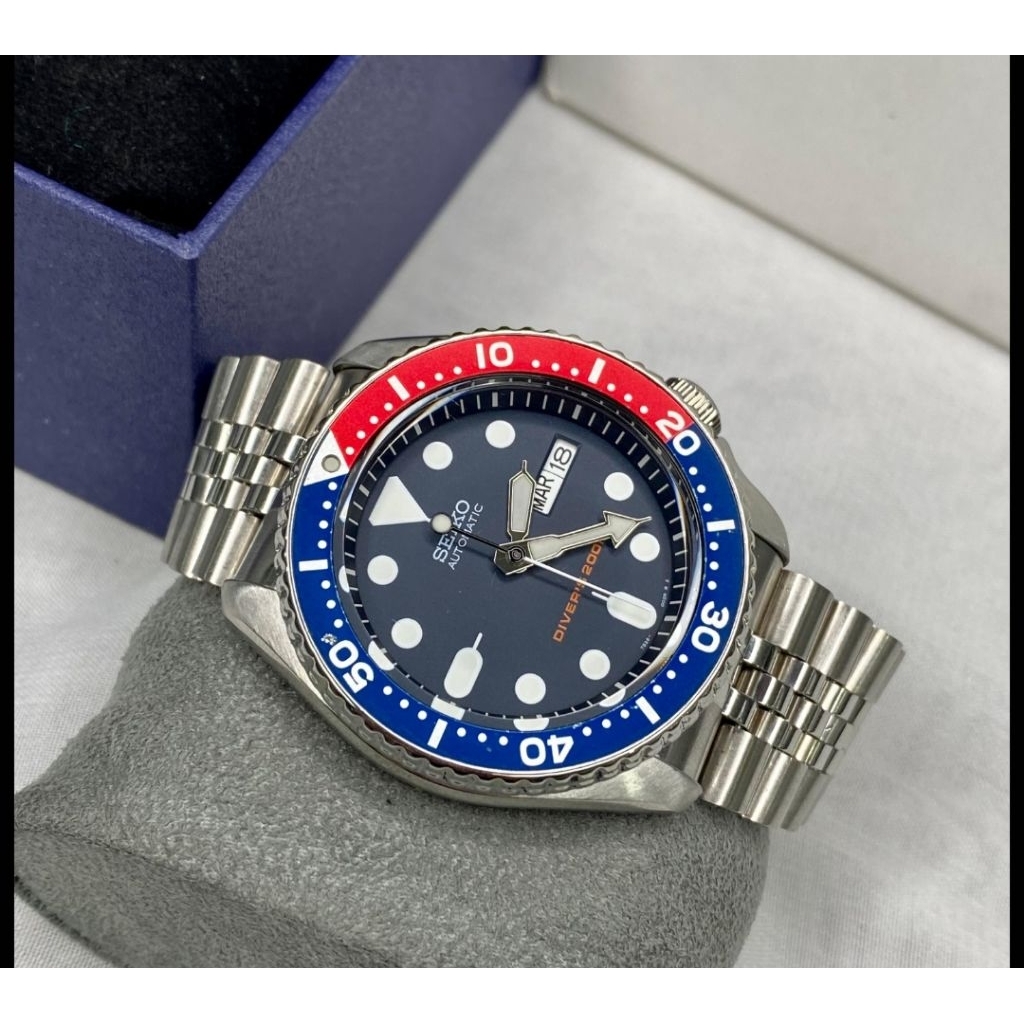 pesanan Seiko skx009 box only original Pepsi bezel second