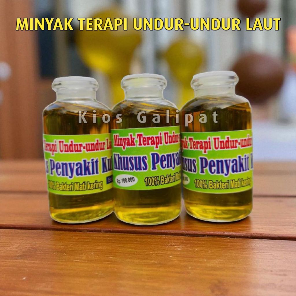 Minyak Terapi Undur-undur Laut untuk Gatal-gatal, Alergi, Dompo, Kudis