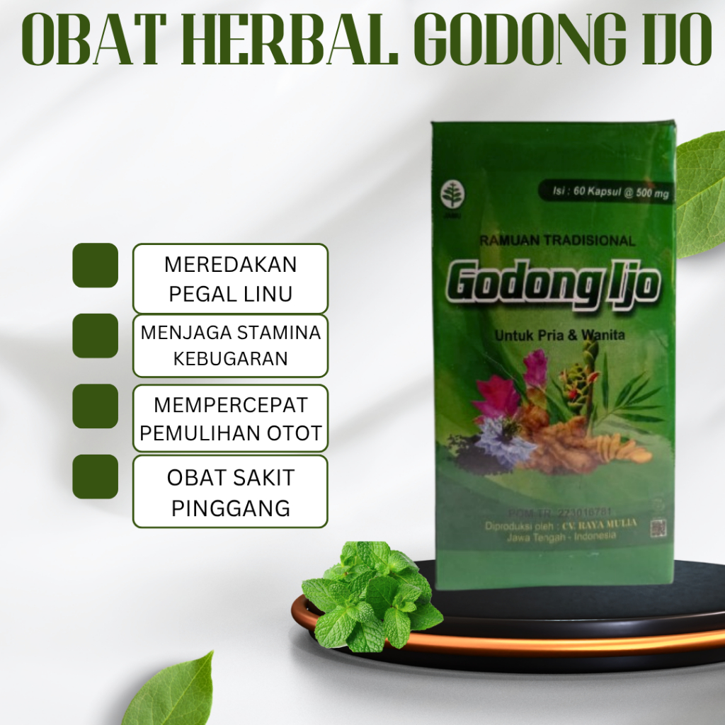 Obat Herbal Godong Ijo Bisa Untuk Melancarkan Peredaran Darah