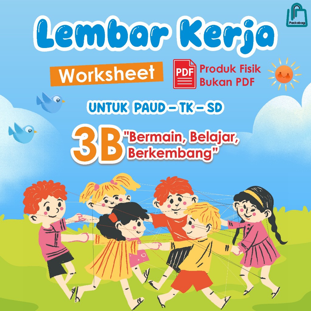 

Worksheet Edukasi Anak PAUD/TK/SD - Lembar Kerja Berwarna - 1 Set Isi 40Lbr - Bukan PDF Ready Stock