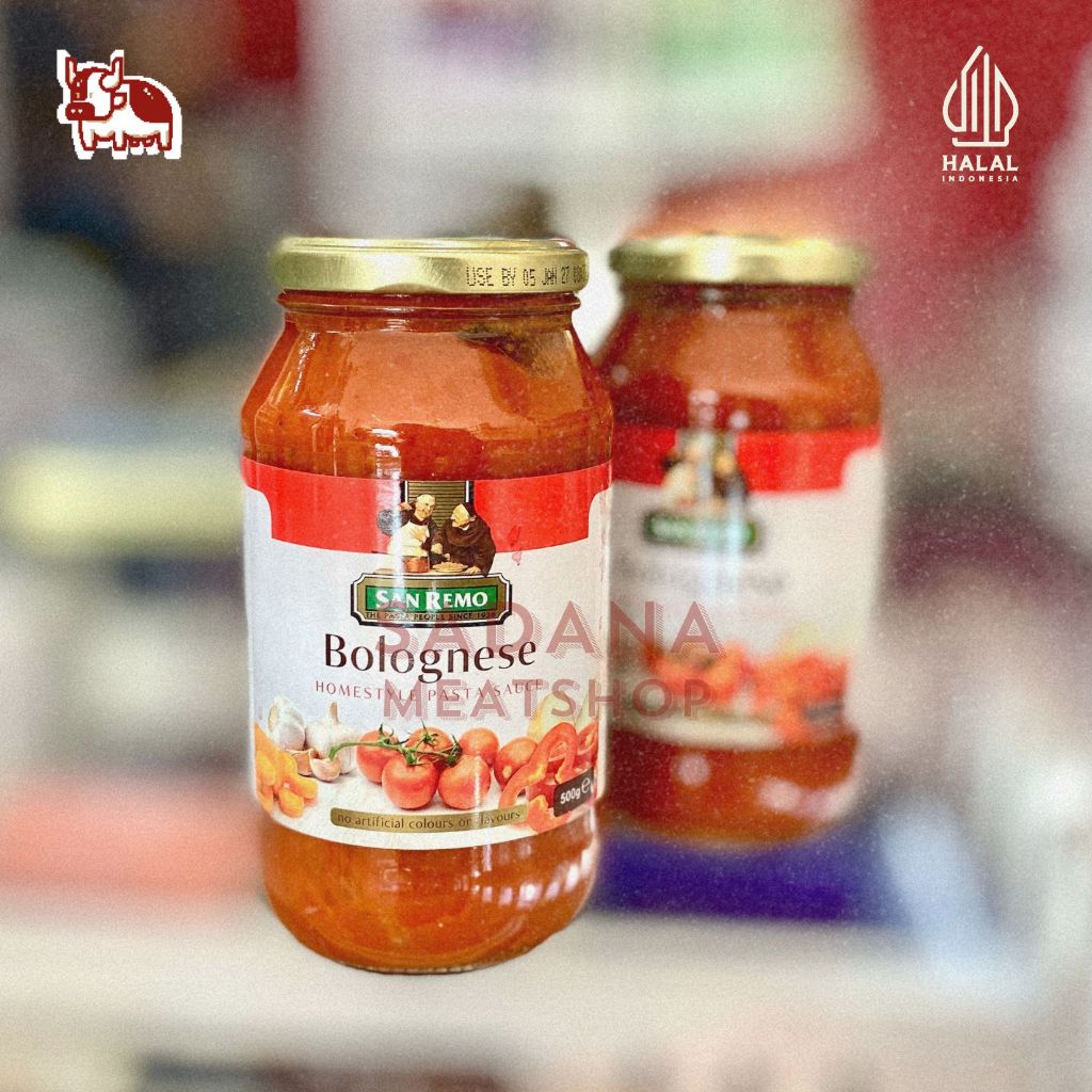 

San Remo Bolognese Sauce 500 g – Saus Pasta Homestyle Australia | No Pewarna & No Perasa Buatan