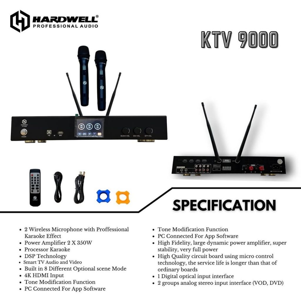 Amplifier Karaoke Hardwell KTV-9000