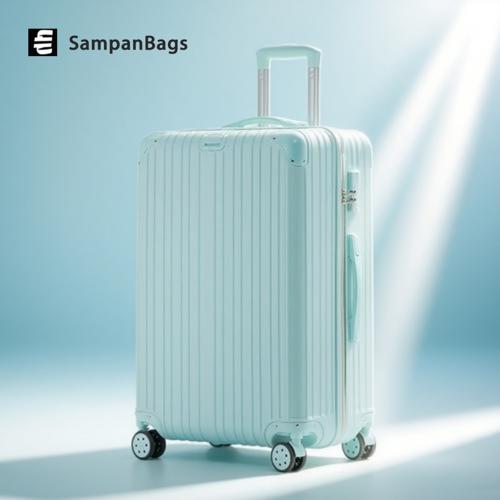 Koper Fashion  Koper Murah Koper Roda 360 Koper Untuk Petualangan  20/22/24 Inci Bahan PC Jerman Pol