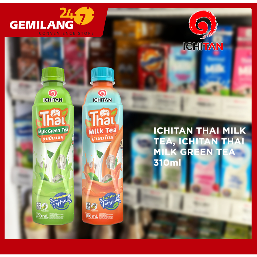 

ICHITAN THAI MILK TEA, ICHITAN THAI MILK GREEN TEA 310ml