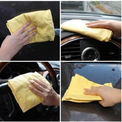 Kain Lap Kanebo Pengering Cuci Mobil Sepeda Motor Berserat Kanebo Lap Pengering Serbaguna