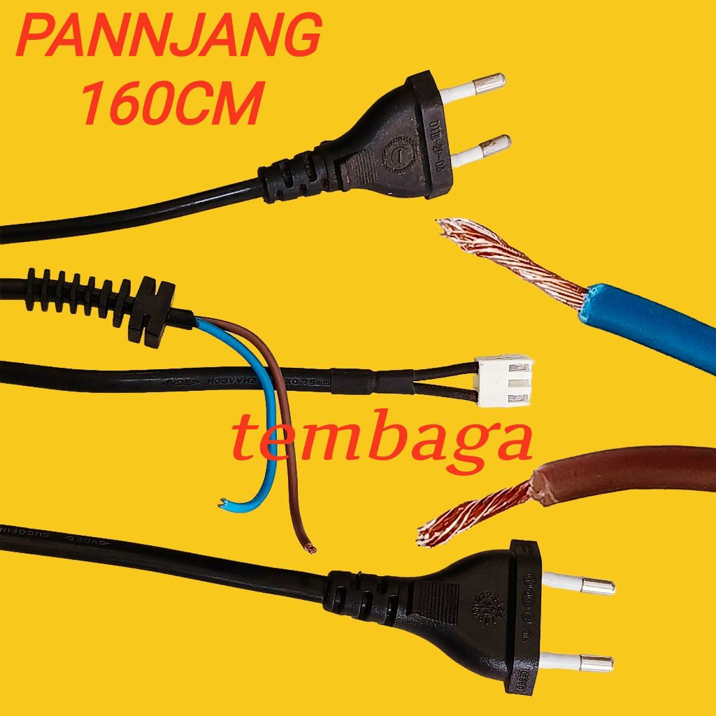 kabel colokan tv - kabel AC 220 - kabel colokan listrik soket - kabel colokan tv - kabel listrik - k
