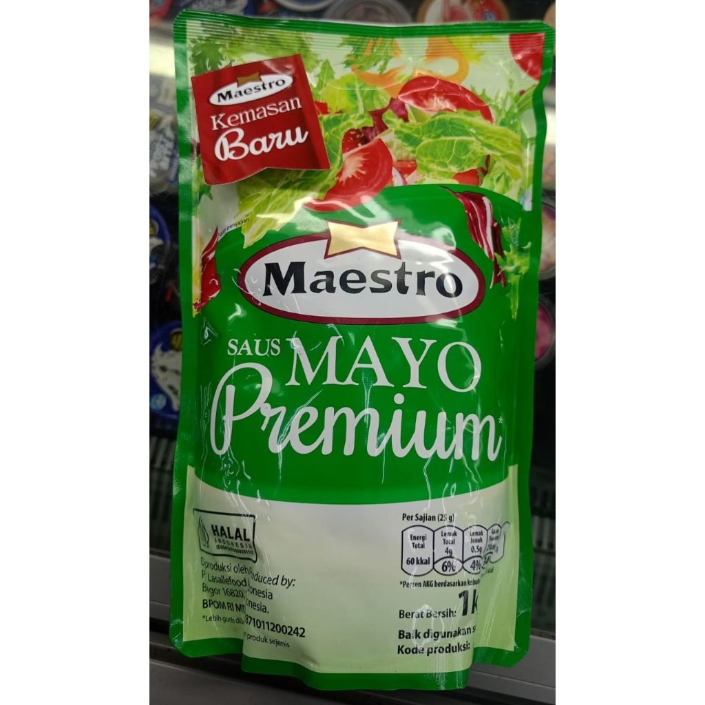 

Maestro Saus Mayo | Mayonaise PREMIUM pouch 1 kg