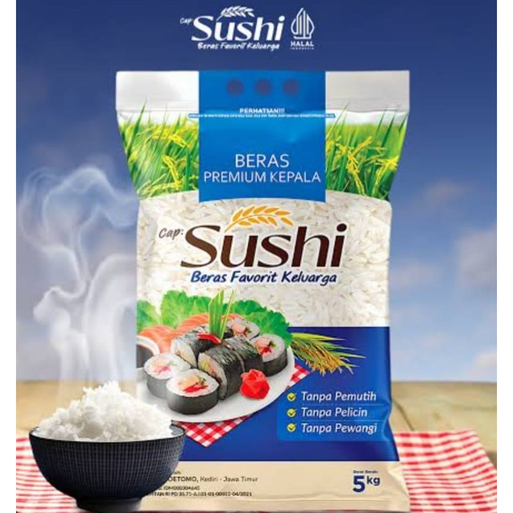 

BERAS CAP SUSHI 5KG PREMIUM