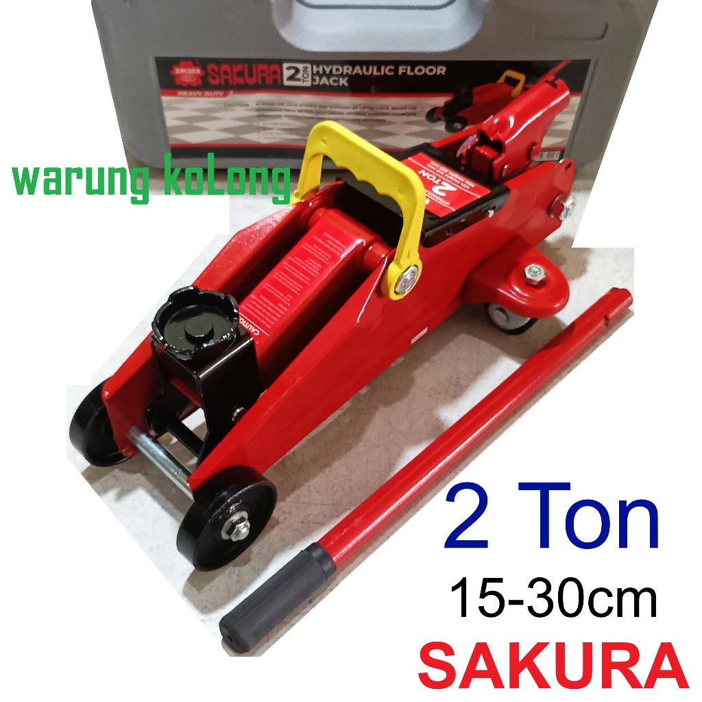 Dongkrak 2 ton Buaya hydraulic floor jack mobil 2ton  lantai SAKURA